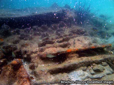 Wreckage of USS Narcissus 2