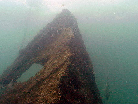 Wreckage of Regina