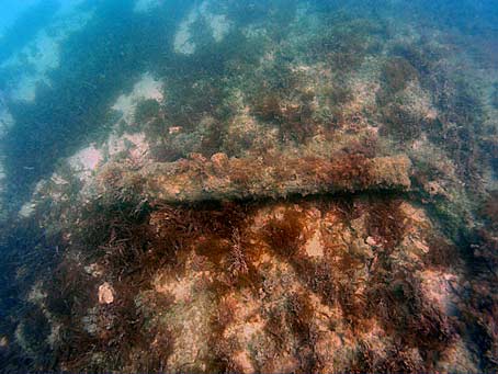 Wreckage of Urca de Lima